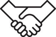 icon of hands shaking